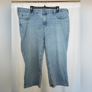 Lee Women's Light Blue Straight Leg Jeans  (Estimated Size 20) #denim ##casual